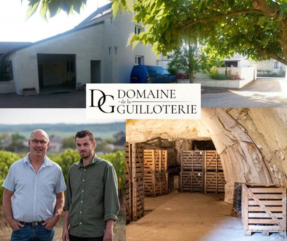 Domaine de la Guilloterie: Patrice et Rémi Duveau, chai