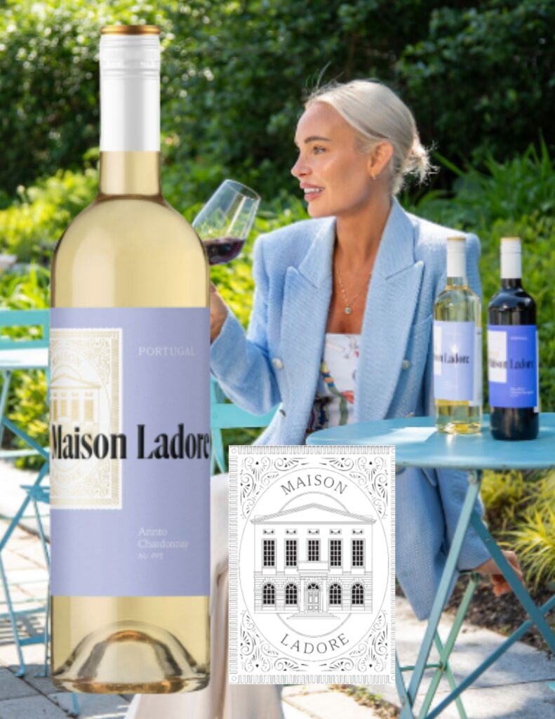 Arinto et Chardonnay, Portugal, Maison Ladore, vin blanc bouteille