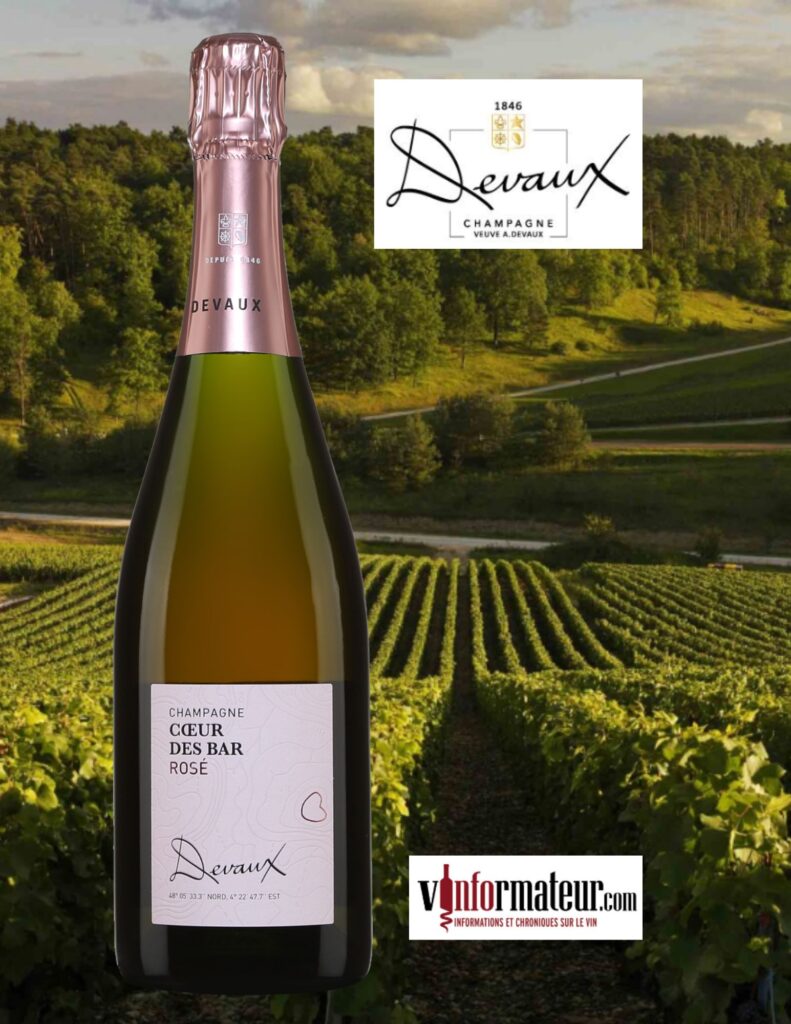 Champagne Devaux, Cœur des Bar, Rosé, Brut bouteille