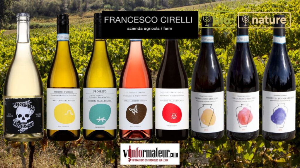 Les vins bios/natures de Francesco Cirelli! On savoure!