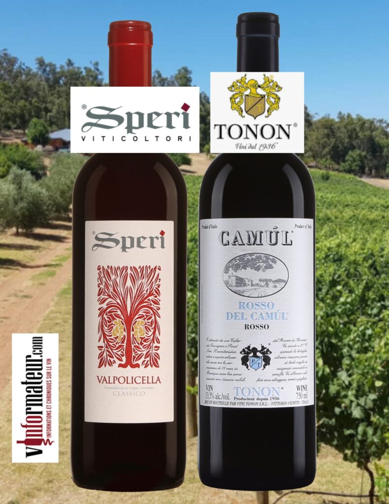 Vins rouges de Vénétie: Speri, Italie, Valpolicella Classico, 2022, Camul, Rosso del Camul, Rosso, Italie, Vénétie, 2017. bouteilles