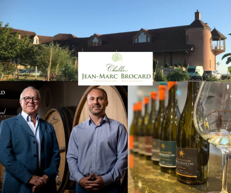 Jean-Marc Brocard: Jean-Marc et Julien Brocard, chai et bouteilles