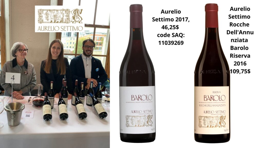 Aurelio Settimo - agence Vitis bouteilles