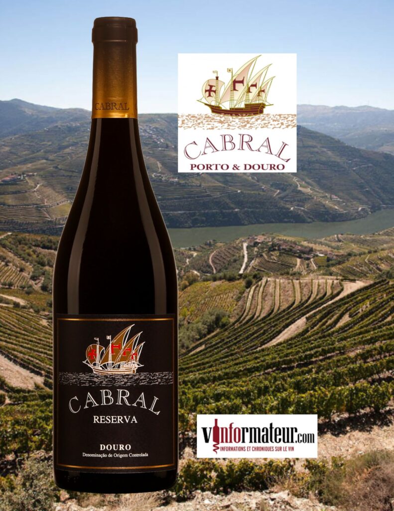 Cabral, Reserva, Portugal, Douro, Vallegre Vinhos do Porto SA, vin rouge, 2021 bouteille