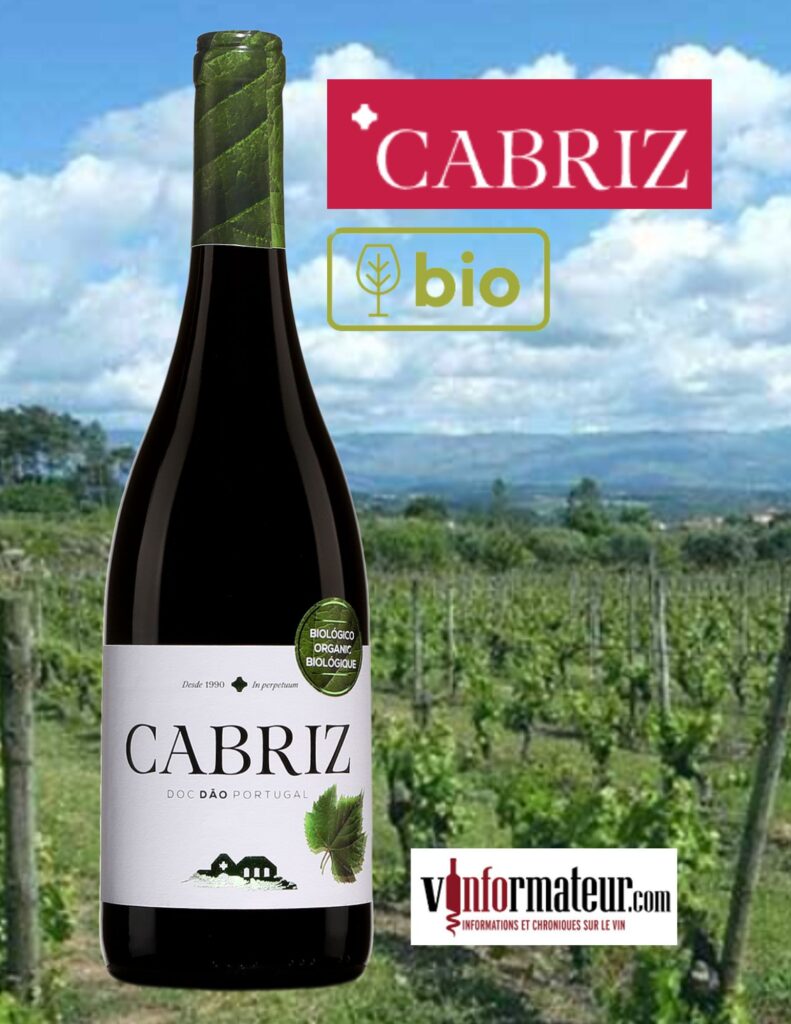 Cabriz, Organic, Portugal, Dao, Quinta da Cabriz, vin rouge bio, 2019 bouteille