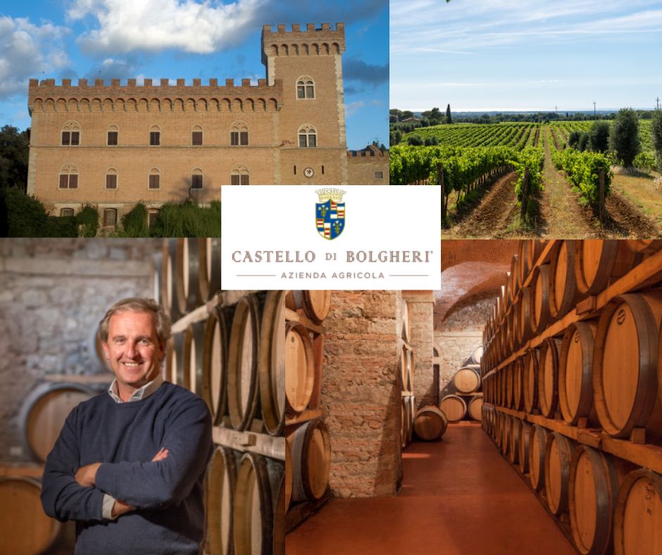Castello di Bolgheri: Federico Zileri Dal Verme, château, chai et vignobles