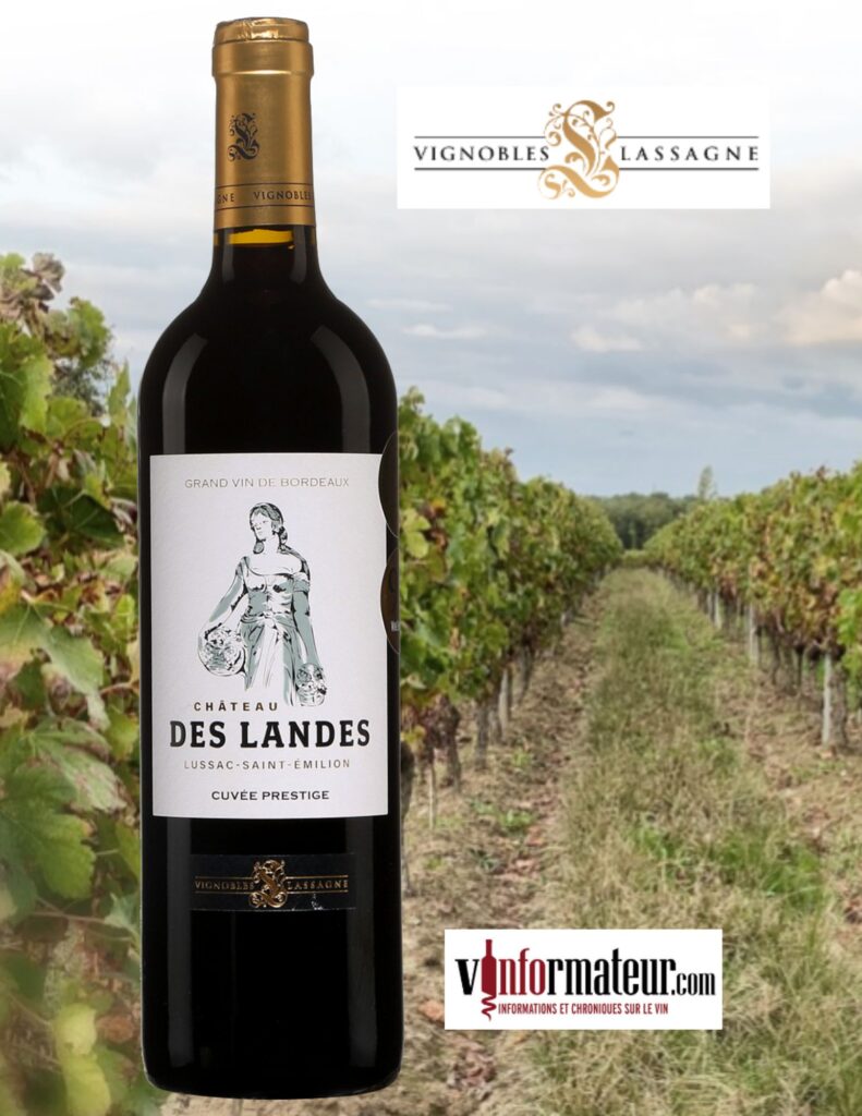 Château des Landes, Cuvée Prestige, Bordeaux, Lussac-Saint-Émilion, 2018 bouteille