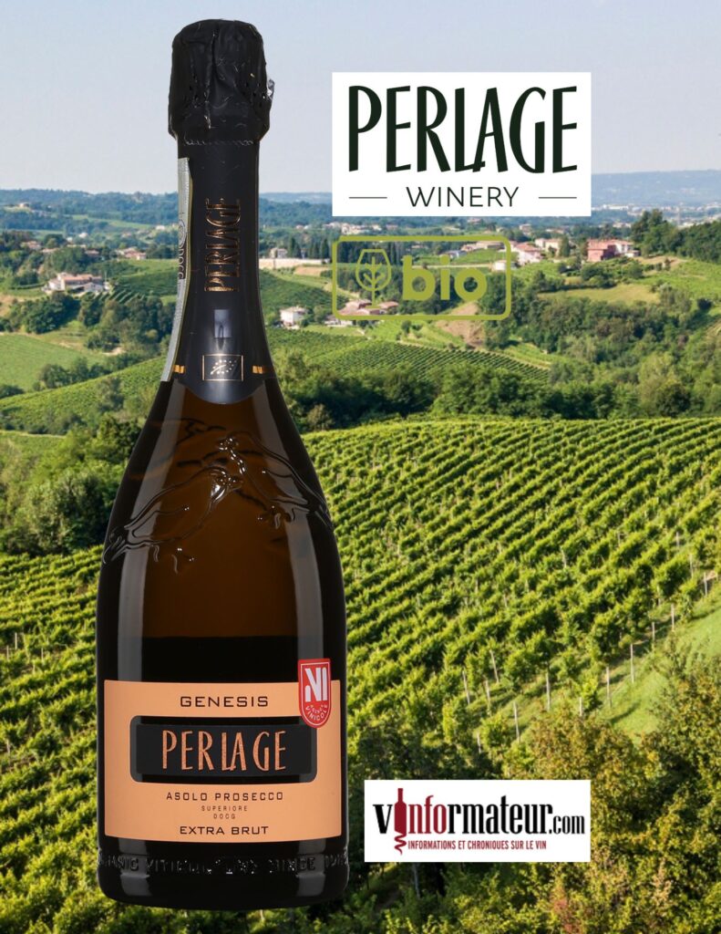 Perlage, Cuvée Genesis, Asolo Prosecco Superiore DOCG, Extra Brut, bio bouteille
