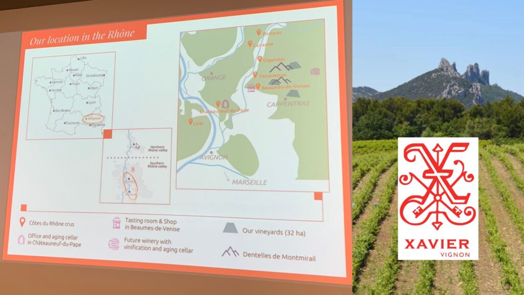 Carte viticole Xavier Vignon - présentation Xavier Vignon