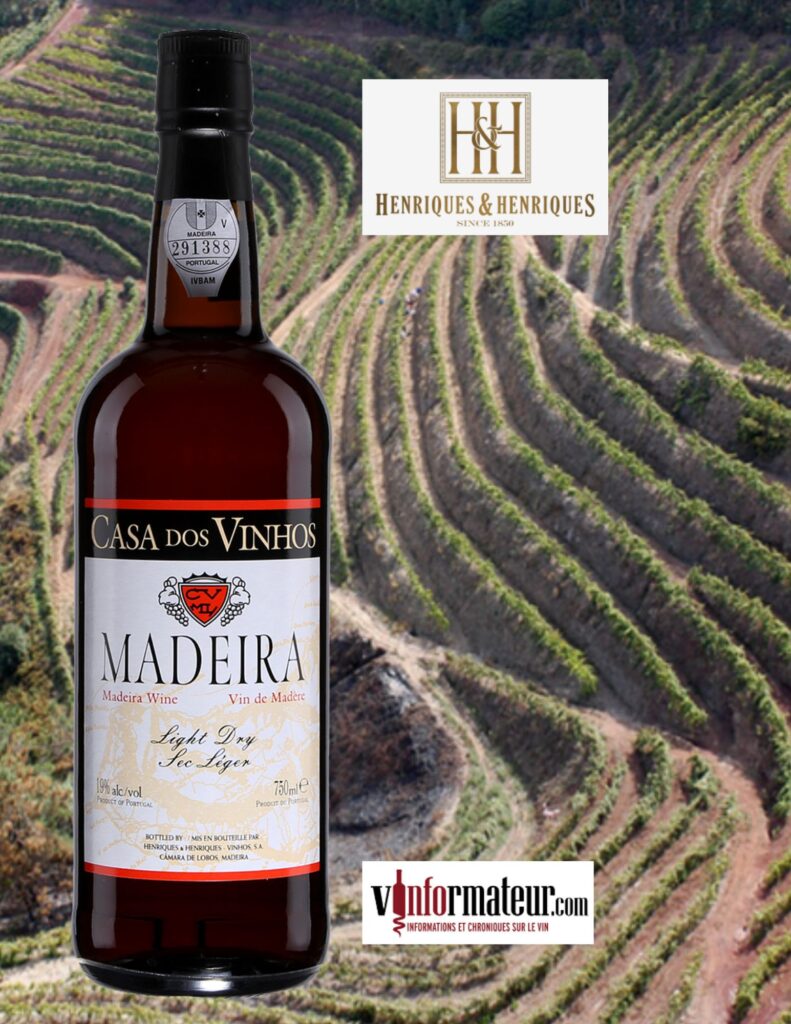 Madeira, Light Dry, Casa dos Vinhos  bouteille