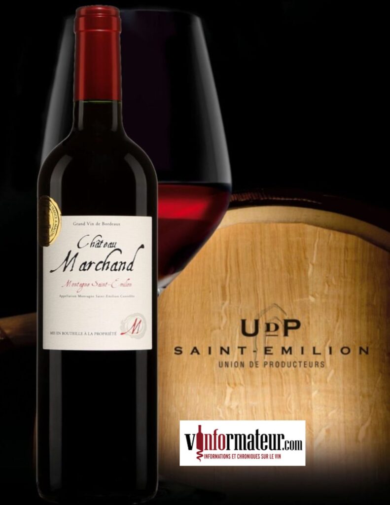 Château Marchand, France, Bordeaux, Montagne Saint-Émilion, 2019 bouteille