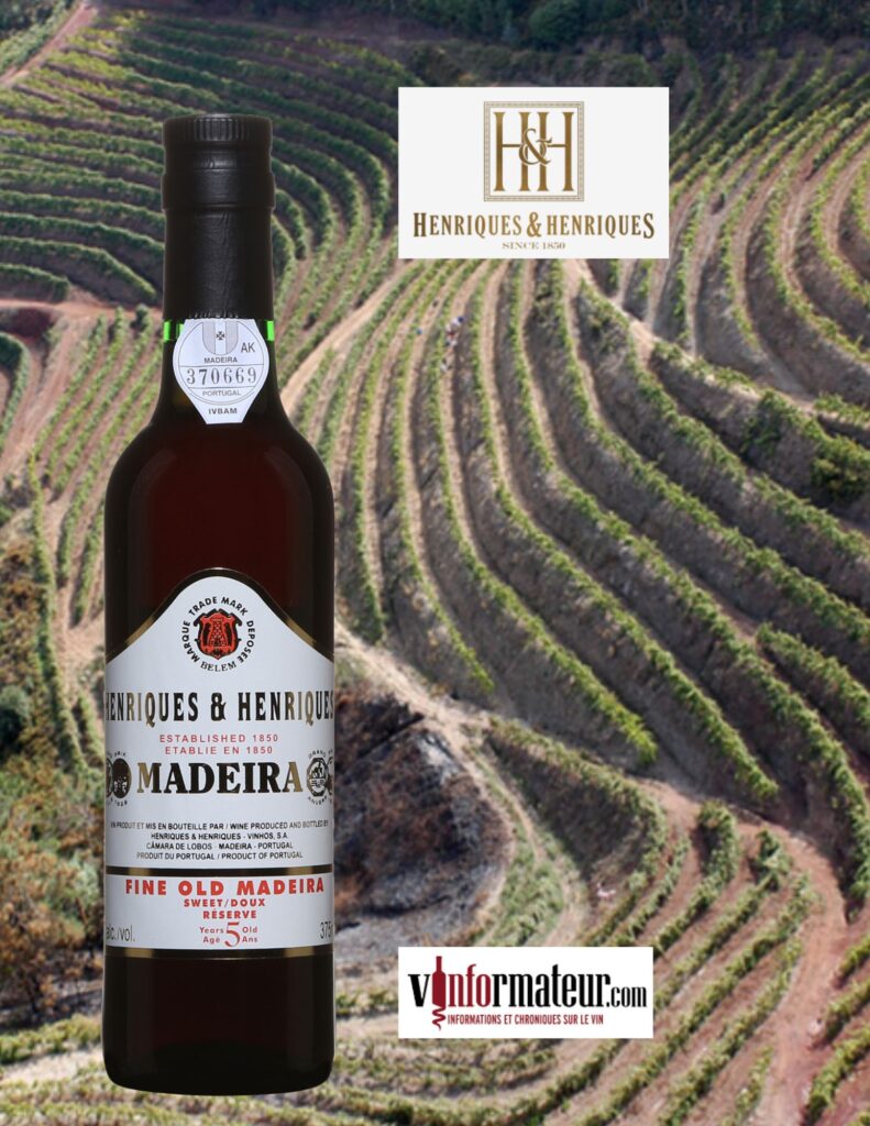 Madère, Henriques & Henriques, Fine Old 5 ans bouteille