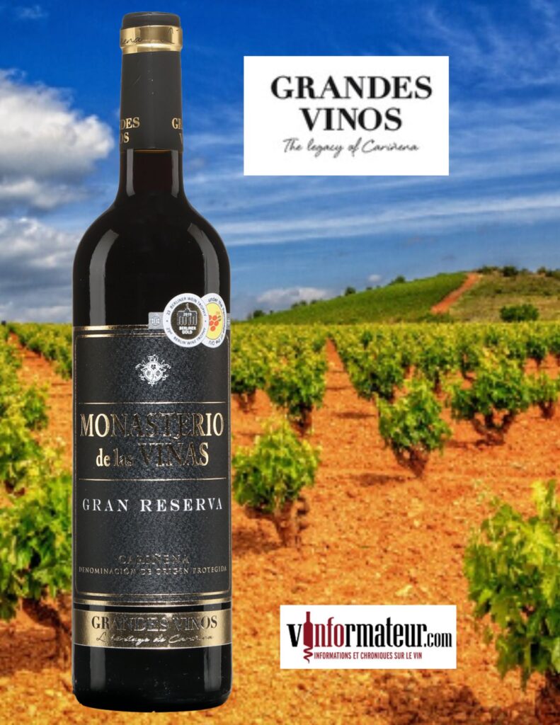 Monasterio de Las Vinas, Gran Reserva, Espagne, Aragon, Carinena DOP, 2017 bouteille