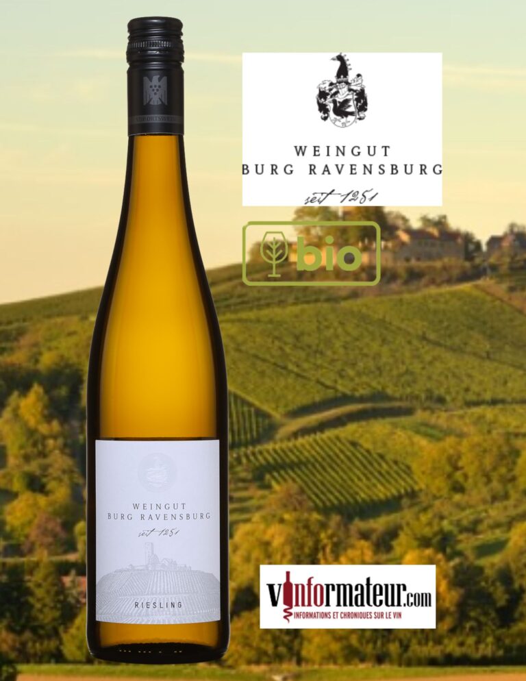 Riesling, Weingut Burg Ravensburg, Allemagne, Baden, Sulzfed, VDP Ortswein, vin blanc bio (biodynamie), 2021 bouteille