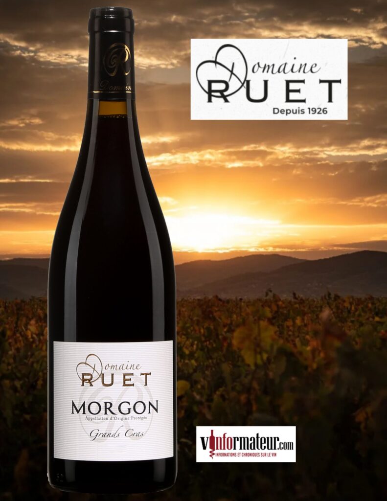 Domaine Ruet, Morgon, Cru du Beaujolais, Grands Cras, 2022 bouteille