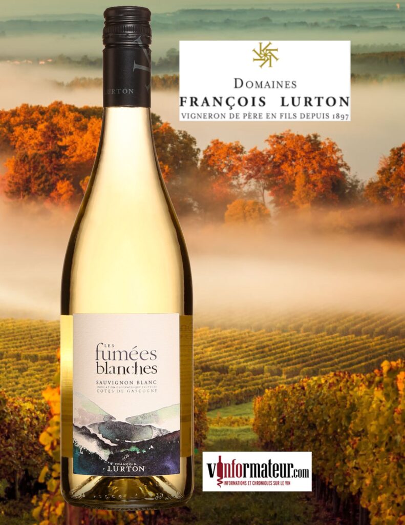 Les fumées blanches, Sauvignon Blanc, François Lurton, 2022 bouteille