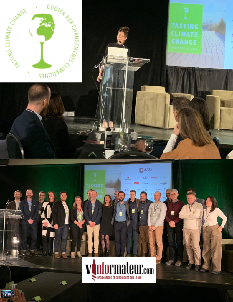 Conférence Tasting Climate Change: Michelle Bouffard organisatrice et personalité connue du monde du vin. Conférenciers. 