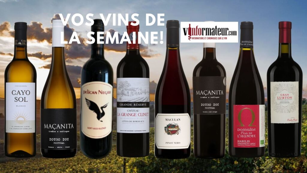 Vos vins de la semaine!