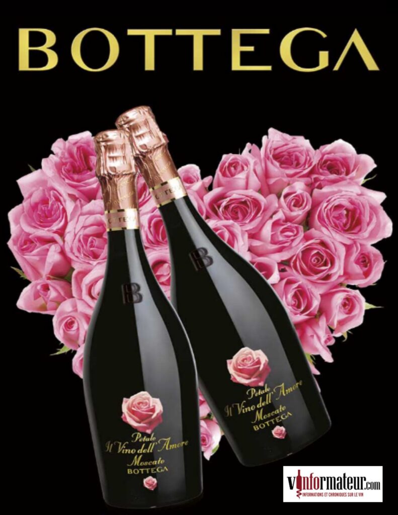 Petalo, Moscato, Bottega Spa, Il Vino dell’Amore, vin mousseux doux (Spumante) bouteille