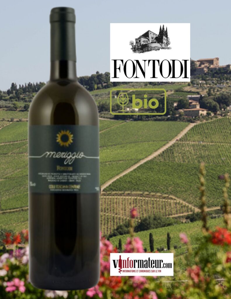 Merrigio, Fontodi, Colli Toscana Centrale IGT, vin blanc bio, 2022 bouteille