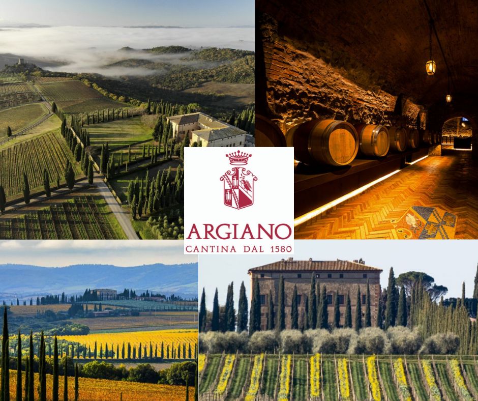 Argiano: chai et vignobles