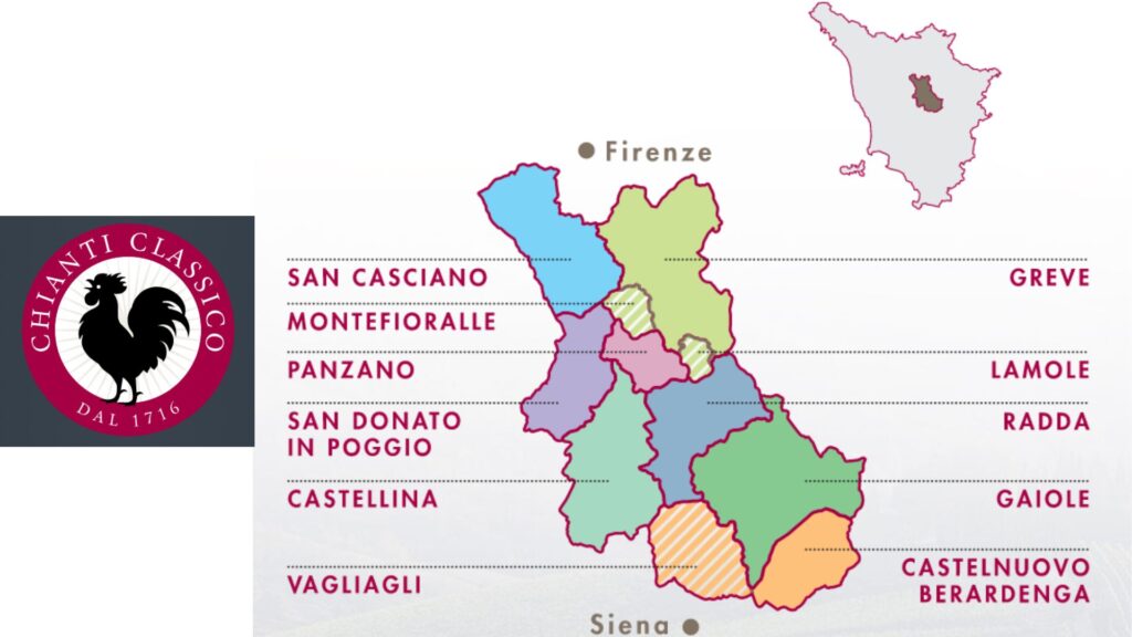 Carte viticole UGA Chianti Classico DOCG