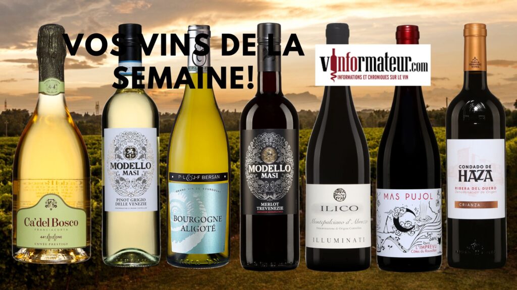 Vos vins de la semaine!