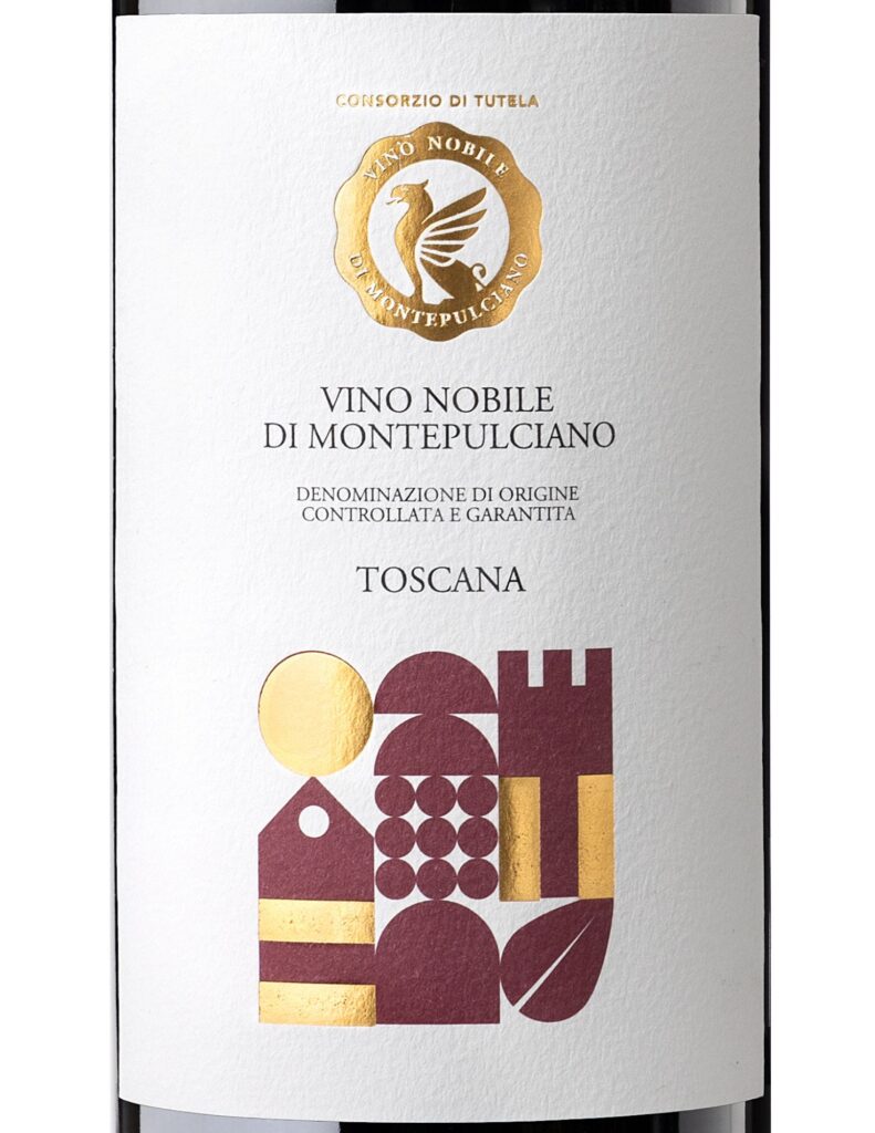 Étiquette Vino Nobile di Montepulciano