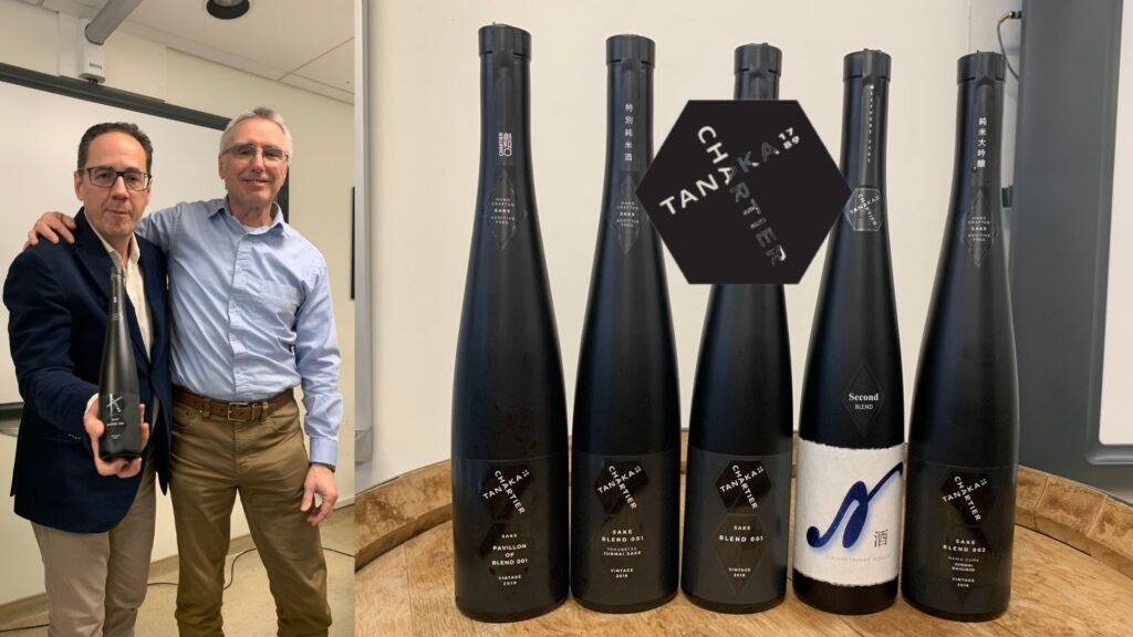 Tanaka 1789 X Chartier. Des sakés pour les amateurs de vin!