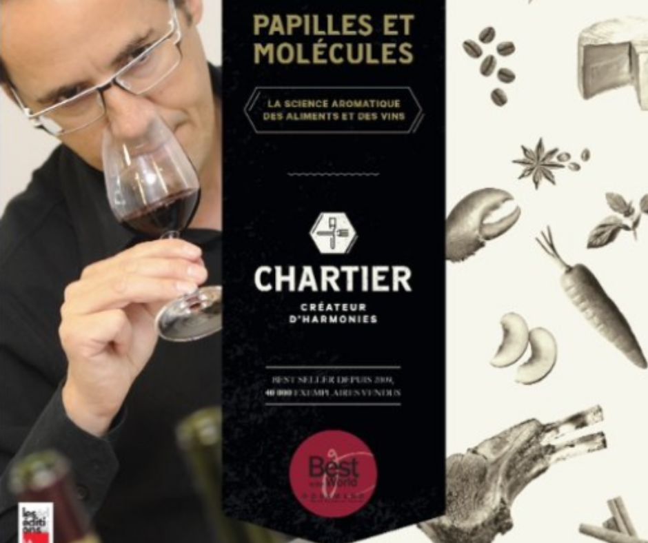François Chartier et son livre Papilles et Molécules.