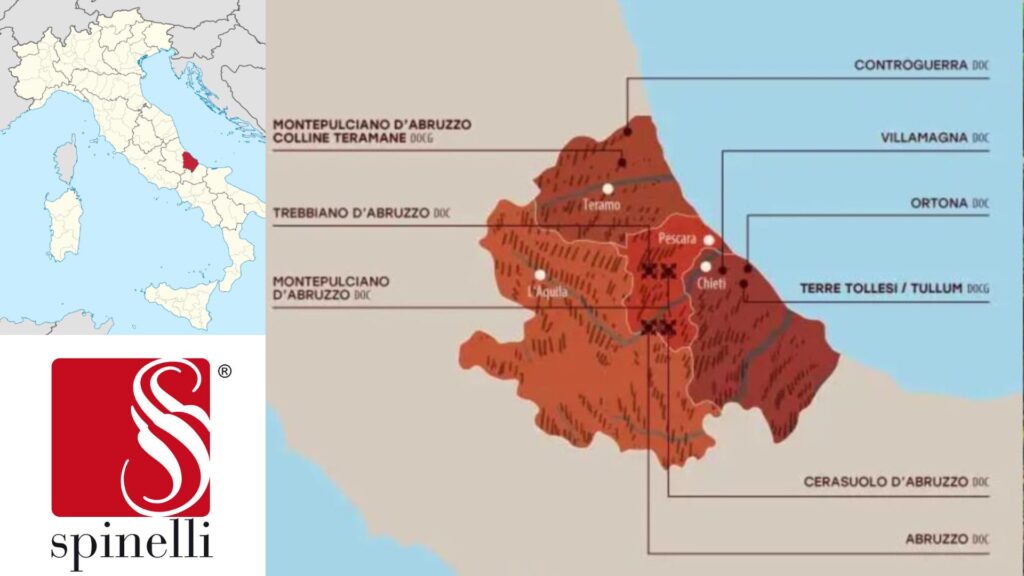 Carte viticole Montepulciano Abruzzo