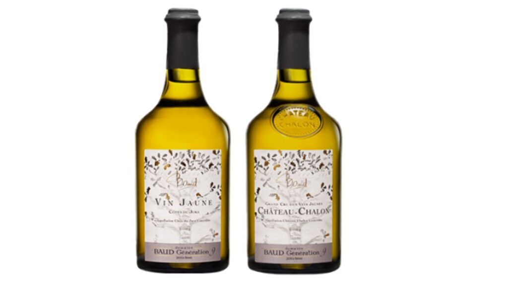 Domaine Baud Vin Jaune et Châton Chalon bouteilles