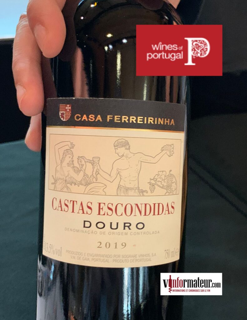 Castas Escondidas, Casa Ferreirinha, Porto E Douro, vin rouge, 2019 bouteille