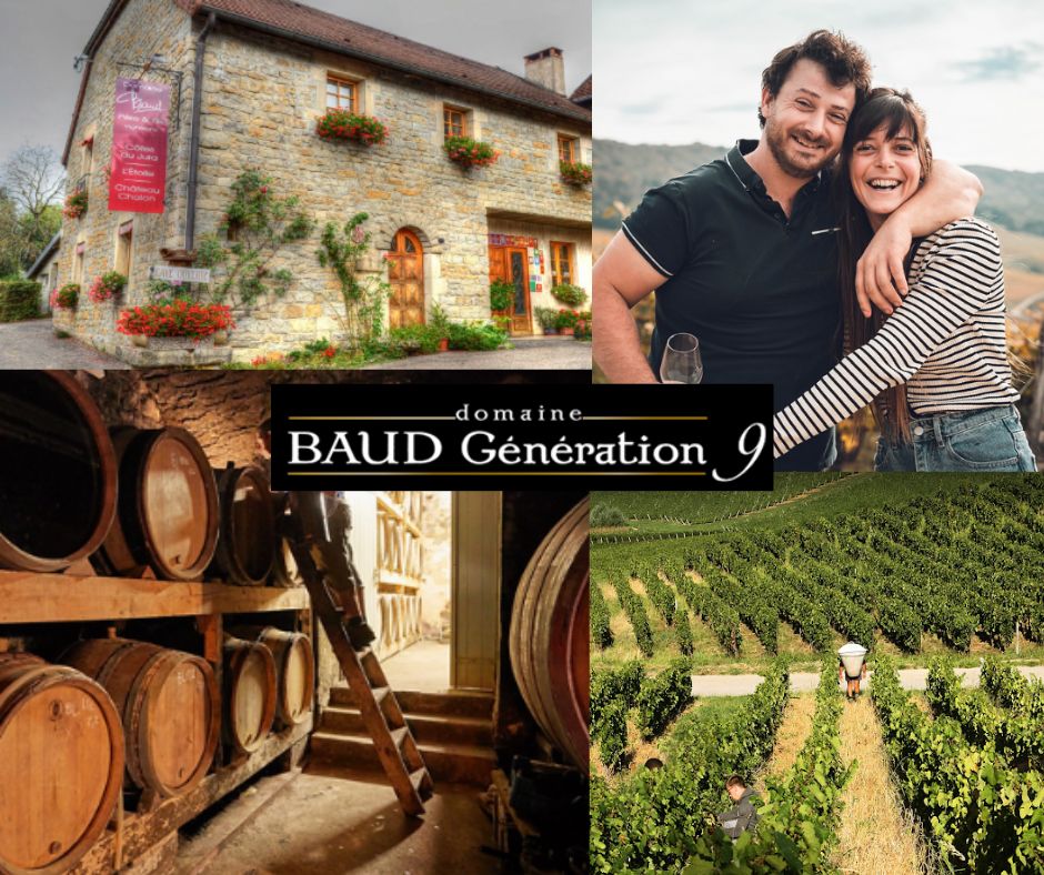 Domaine Baud Génération 9: Bastien et Clémentine Baud, chai et vignobles