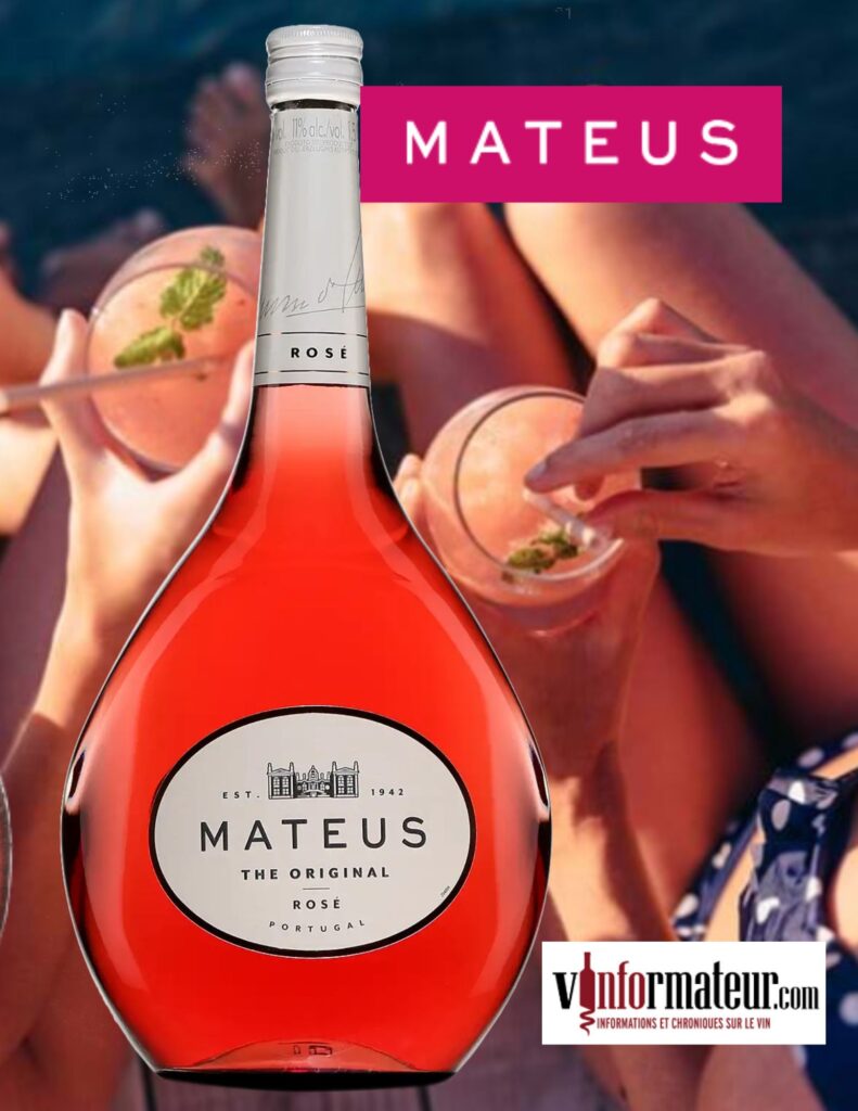 Mateus, The Original, Portugal, vin rosé bouteille