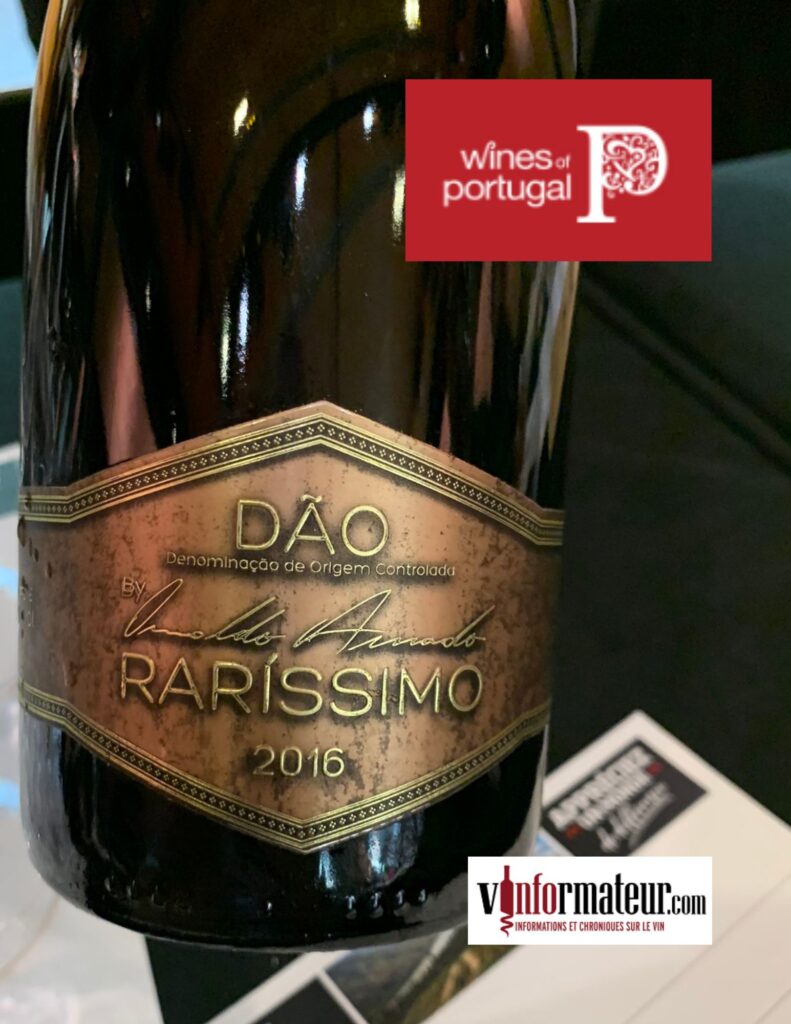 Rarissimo, Osvaldo Amado, Dao E Lafoes DOC, vin rouge, 2016 bouteille