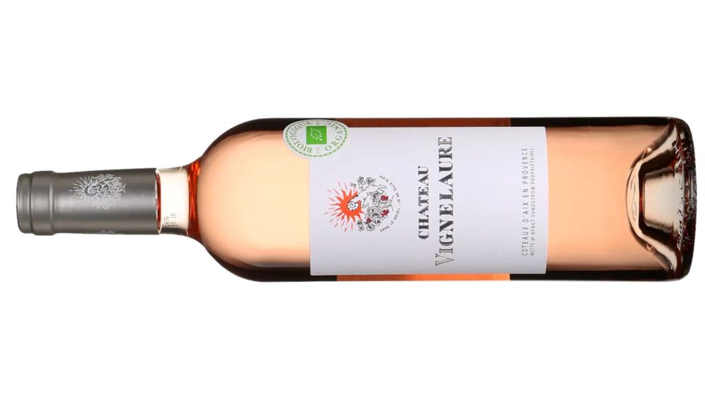 Château Vignelaure, Château Vignelaure, Coteaux d'Aix en Provence, vin rosé bio, 2023 bouteille