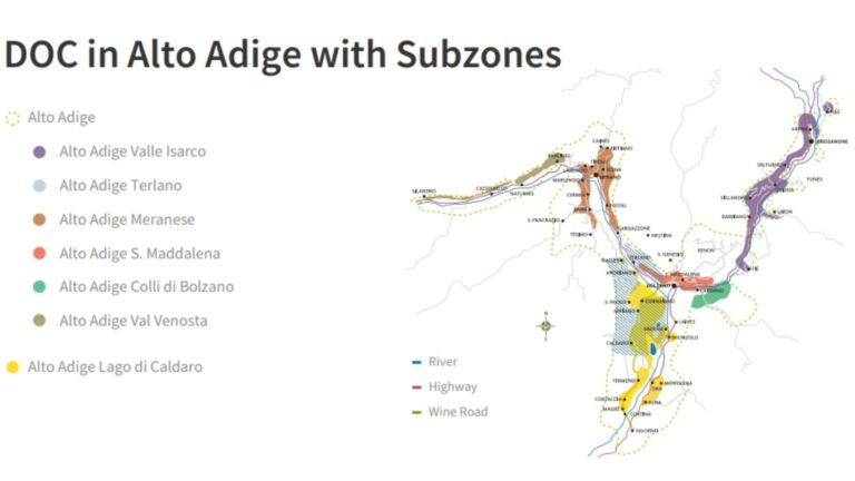 Les appellations d'Alto Adige/SudTirol