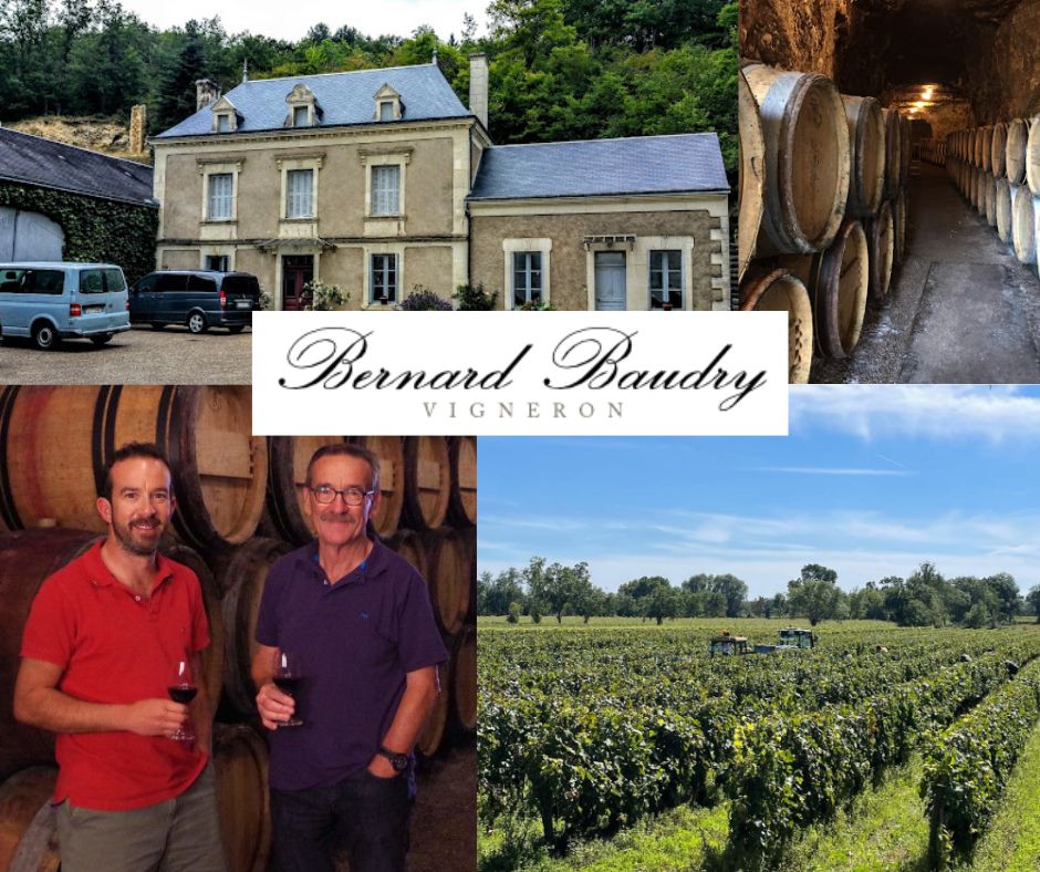 Domaine Bernard Baudry: Bernard et Matthieu Baudry, chai et vignobles