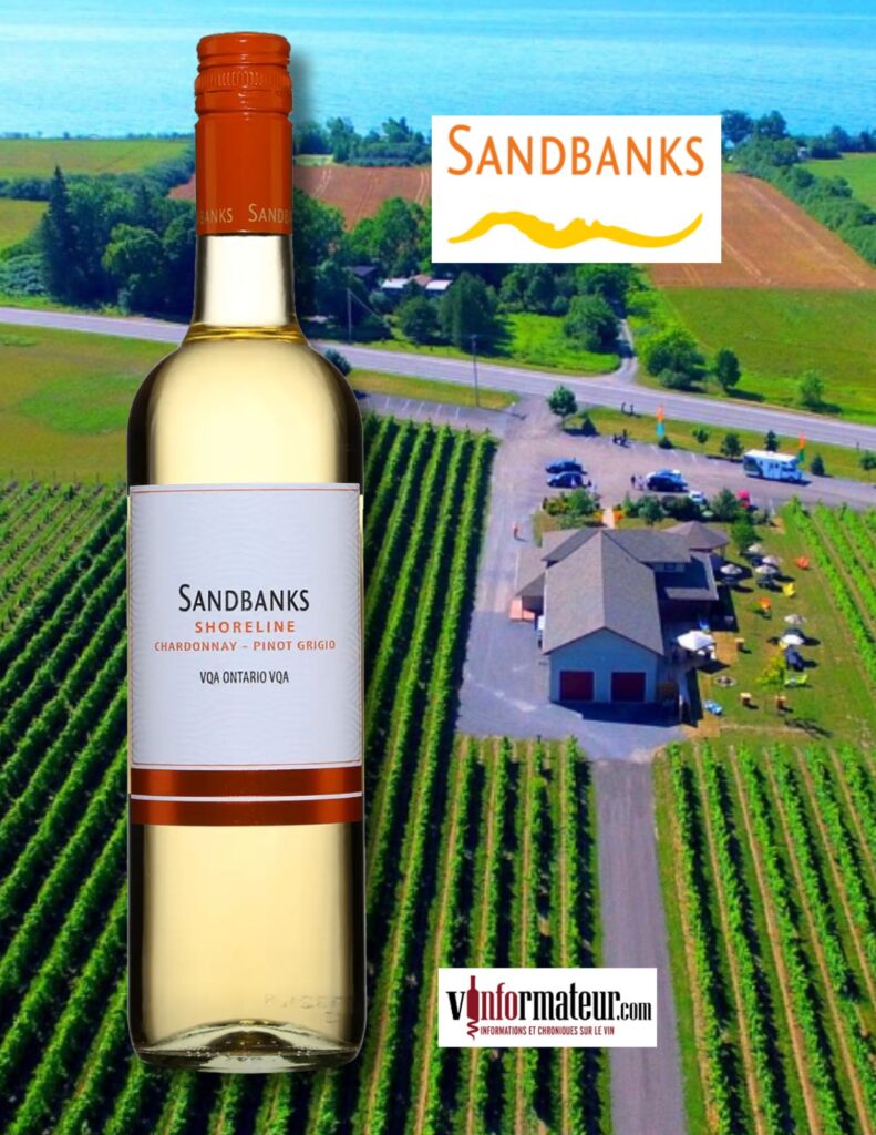 Shoreline White, Chardonnay 70%, Pinot Grigio 30% bouteille