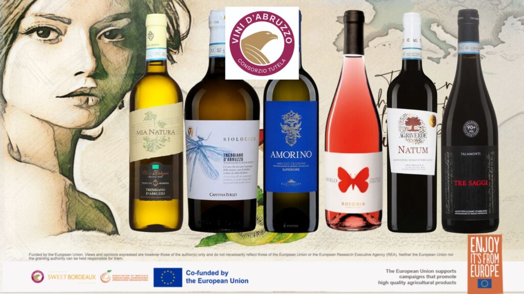 Les vins blancs, rosés et rouges des Abruzzes.