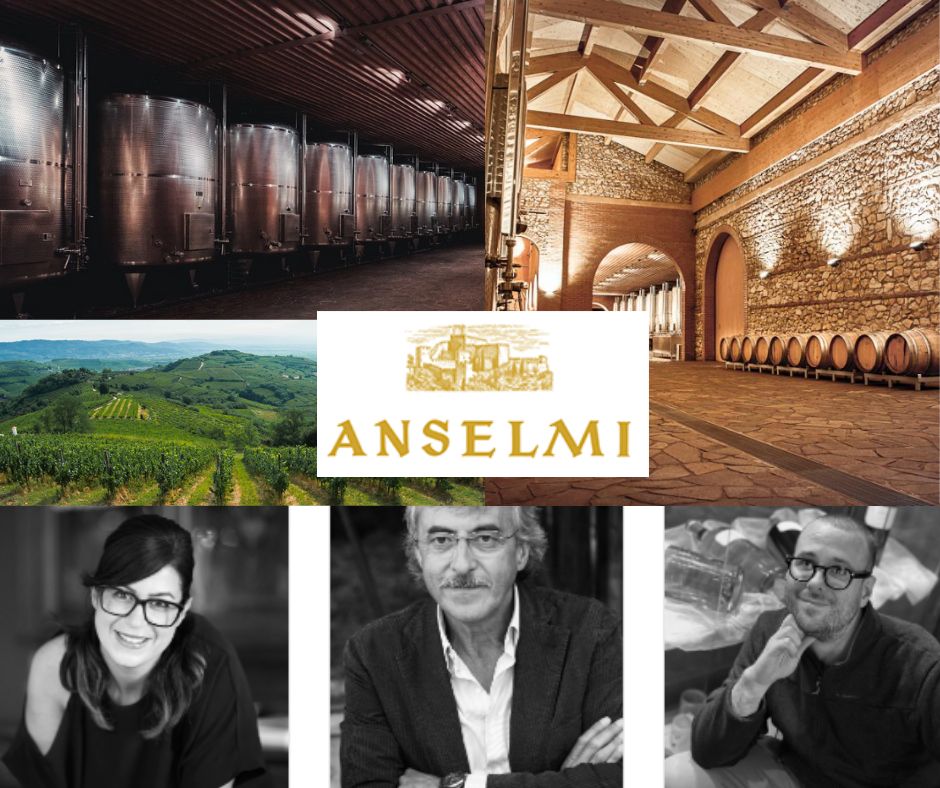 Anselmi: Famille Anselmi: Lisa, Roberto et Tommaso, chai et vignobles