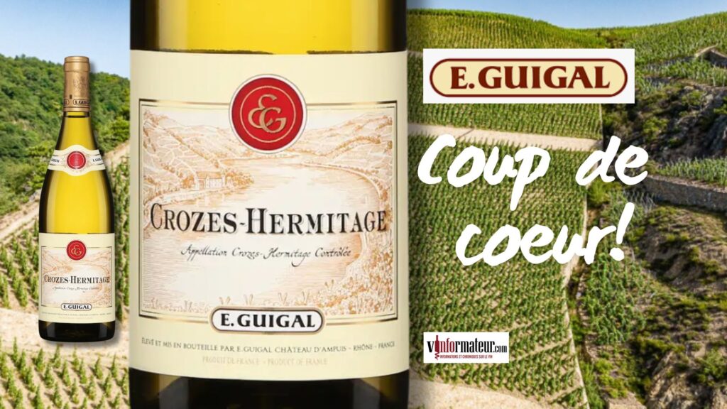 E. Guigal, Crozes-Hermitage, Vallée du Rhône septentrionale, vin blanc, 2020 bouteille