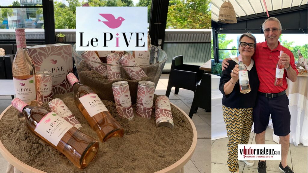 Dégustation Le Pive Gris AOP Sable de Camargue: Brigitte JeanJean et Vinformateur (Claude Lalonde)