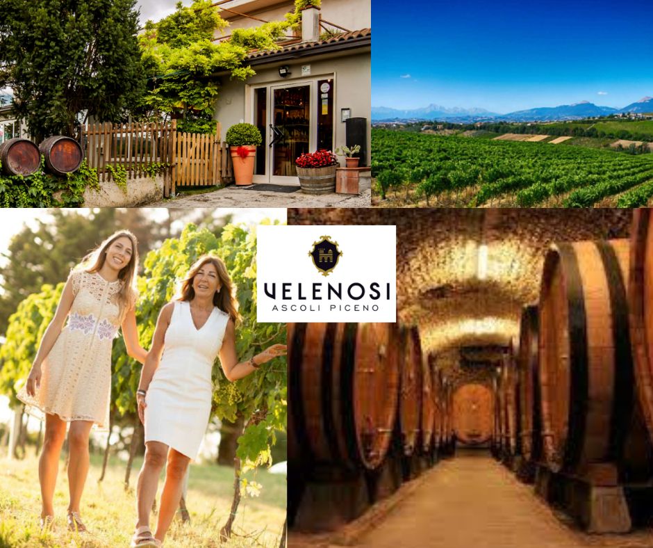 Velenosi: Angela et Mariapiera Velenosi, chai et vignobles