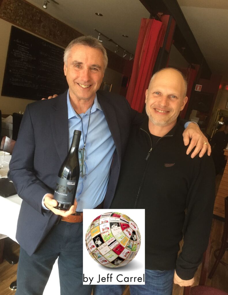 Claude Lalonde (Vinformateur) et Jeff Carrel (à droite)