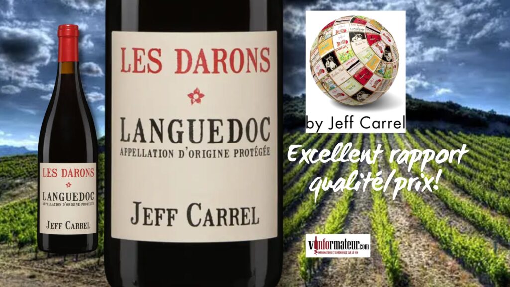 Les Darons, Languedoc_Roussillon AOC, by Jeff Carrel, vin rouge, 2022 bouteille