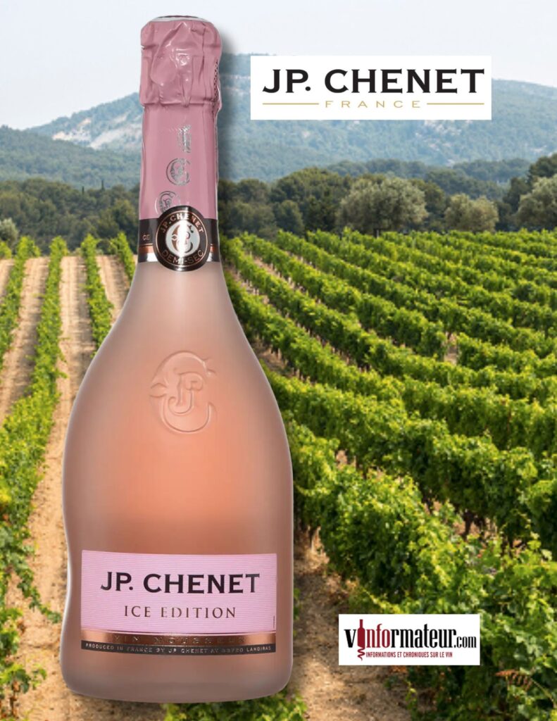 J.P. Chenet, Ice Edition, VCE, vin mousseux rosé, demi-sec bouteille