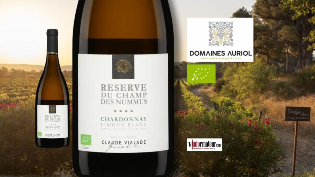 Réserve du Champs des Nummus, France, Occitanie, AOP Limoux, vin blanc bio, 2023 bouteille