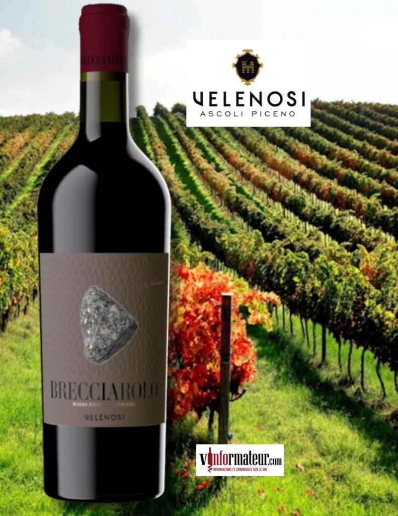 Il Brecciarolo, Rosso Piceno Superiore DOC, Italie, Les Marches, Velenosi, 2022 bouteille